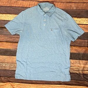 Vineyard Vines Light Blue Edgartown Polo Golf Tennis Preppy Shirt